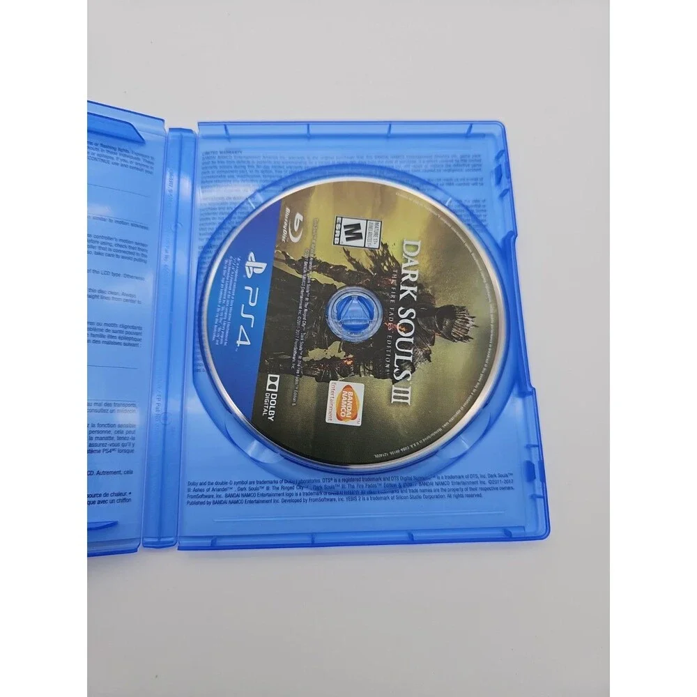 Dark Souls 3: The Fire Fades Edition (PlayStation 4) Complete Tested Working